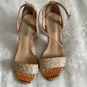 Beautiful heeled sandals